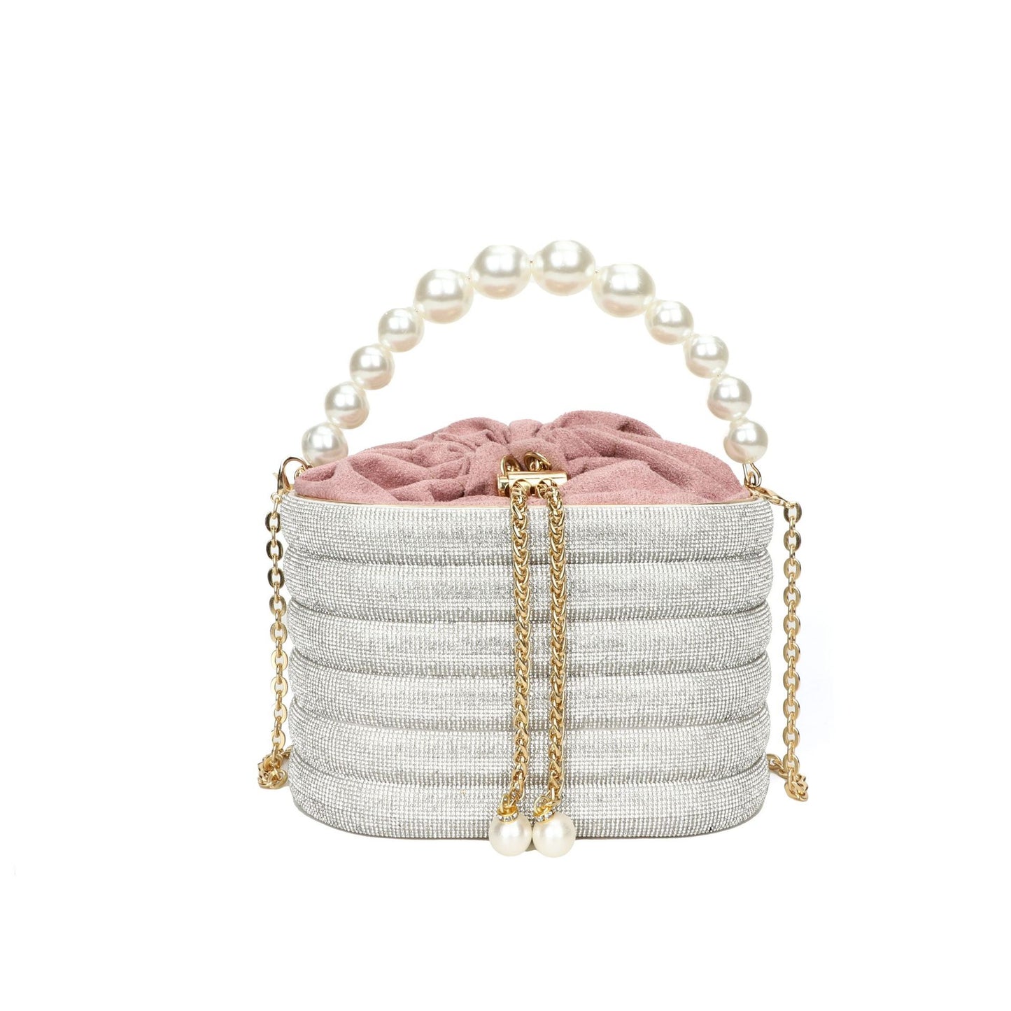 Elegante Perlen Crossbody-Tasche