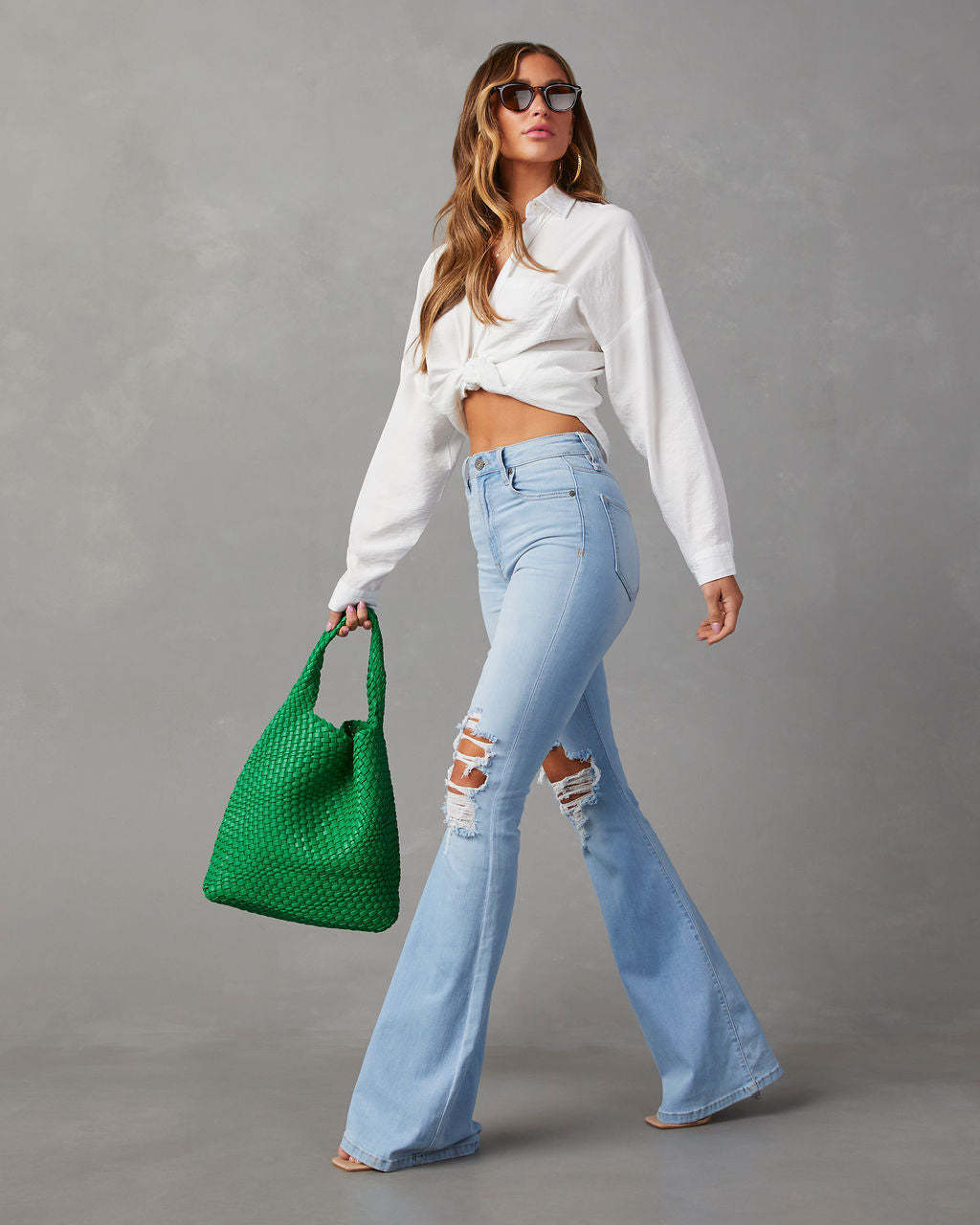 Mode-Temperament Weit geschnittene Jeans für Damen