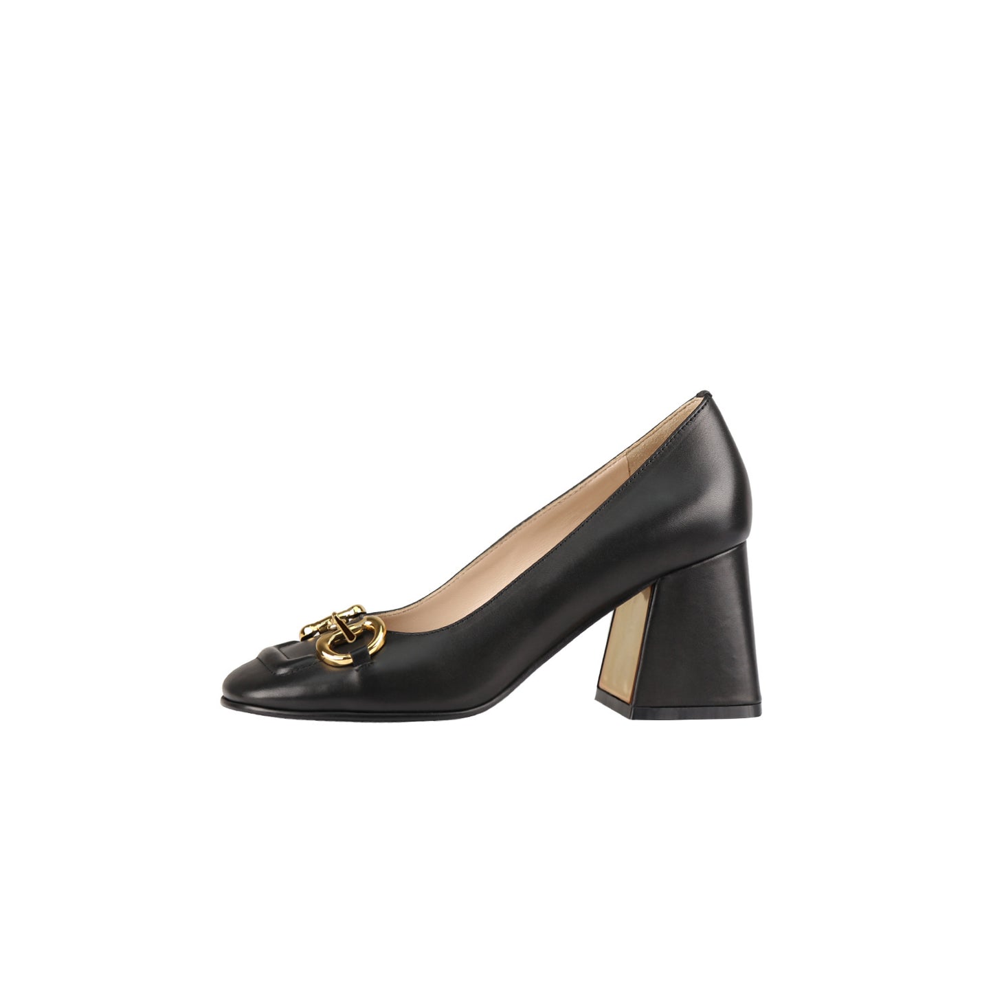Damen Retro Mary Jane Schuhe mit dicken hohen Absätzen und Schnallen