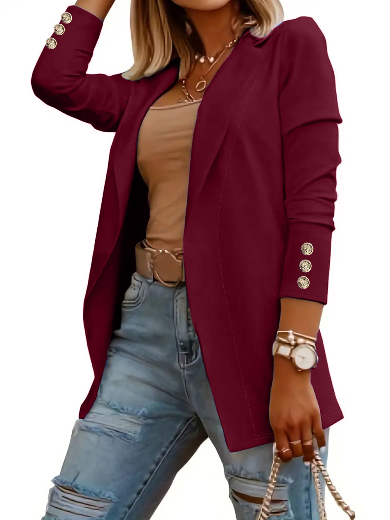 Damen Langarm Pullover - Modische Vielseitigkeit
