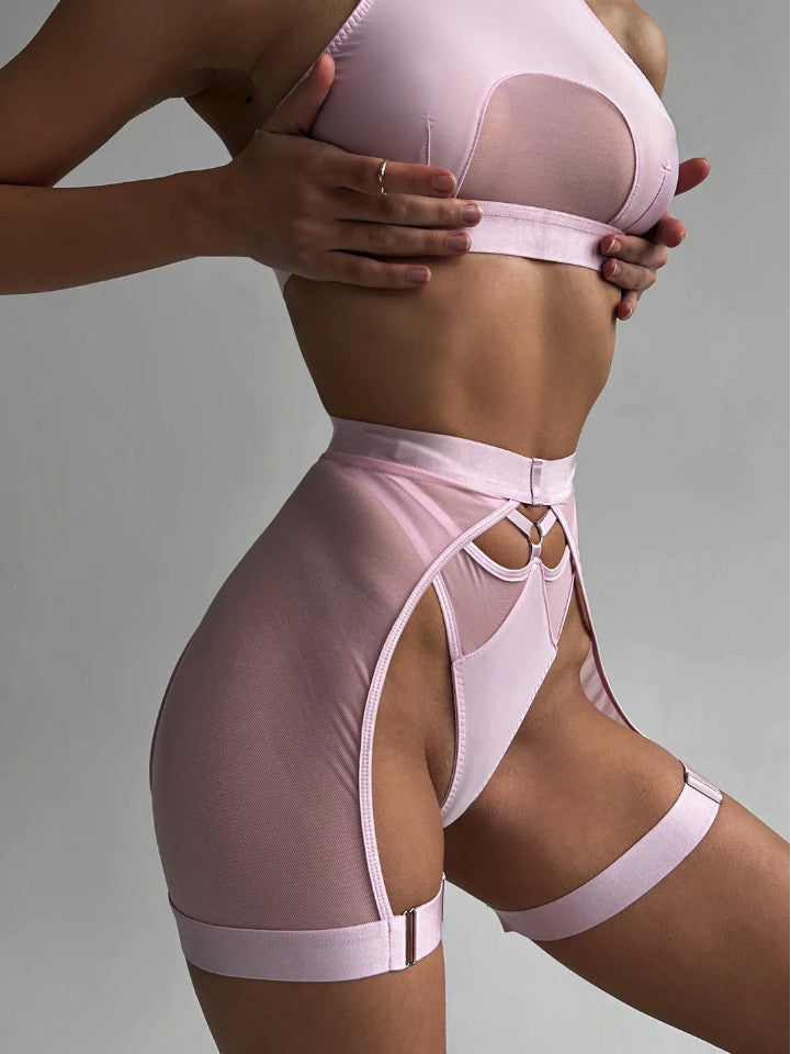 Durchsichtiger BH Modische Unterwäsche Set Damen