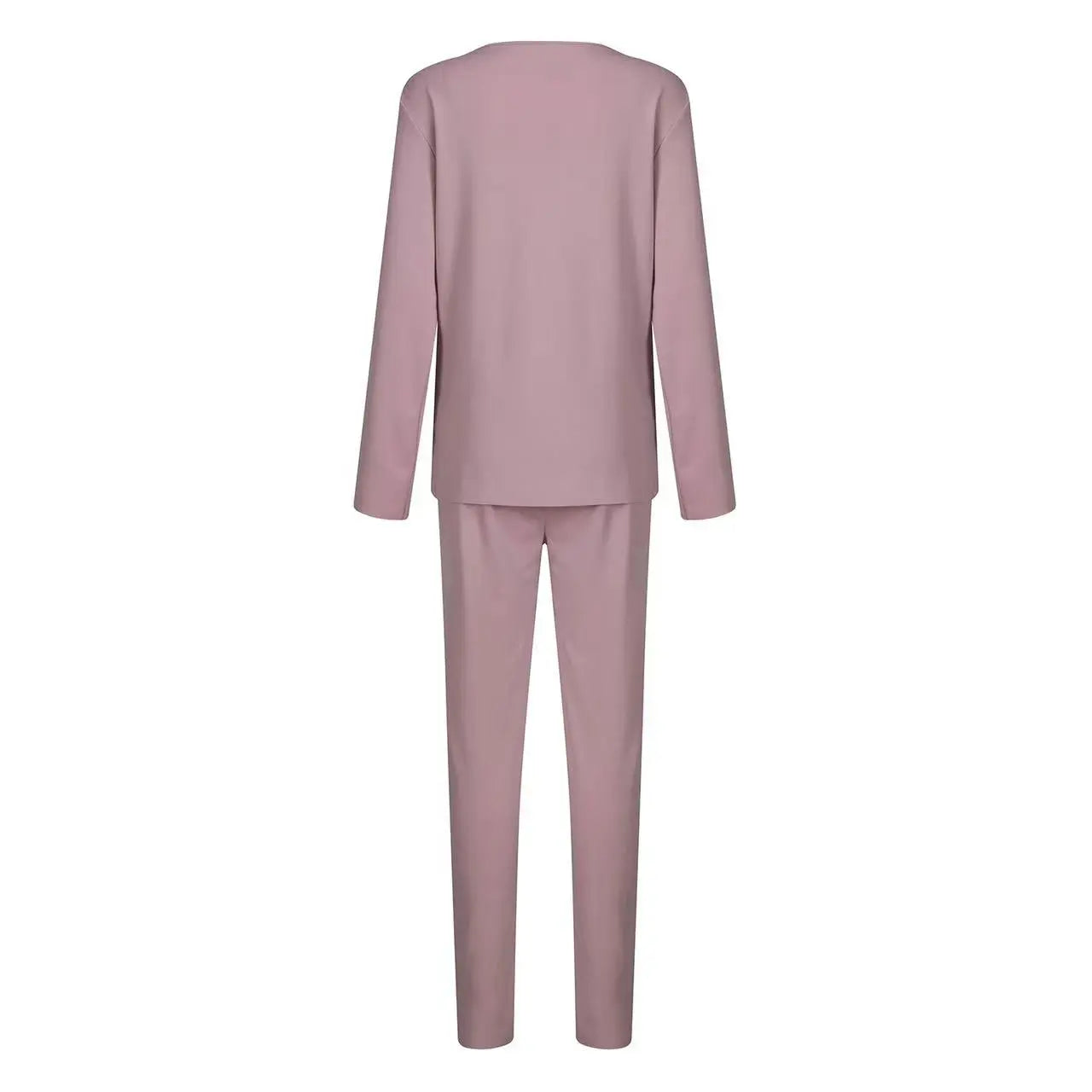 Lässiges Zweiteiler-Set für Damen, Herbst- und Winterkollektion mit hochgeschlossenem Oberteil und langen Ärmeln