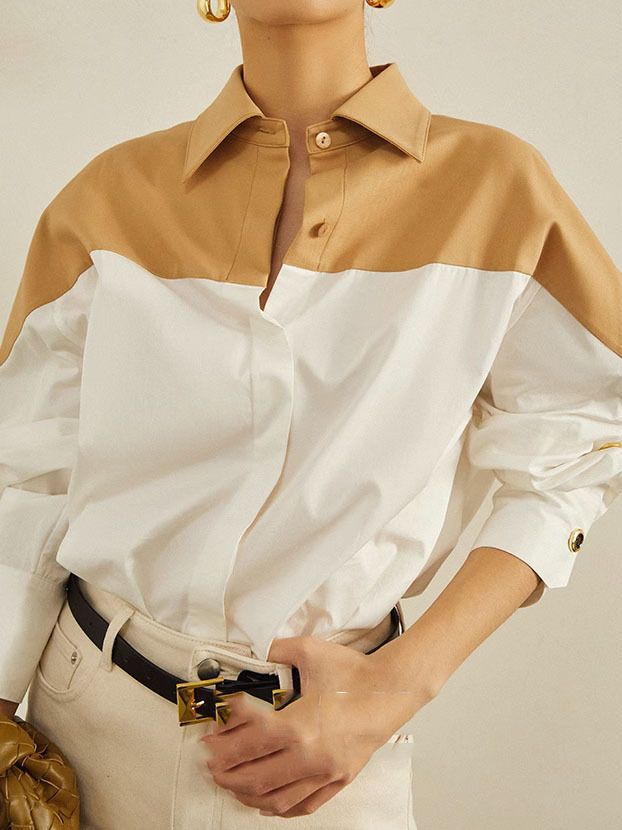 Damen-Shirt mit hochwertiger Farbkombination und Stil