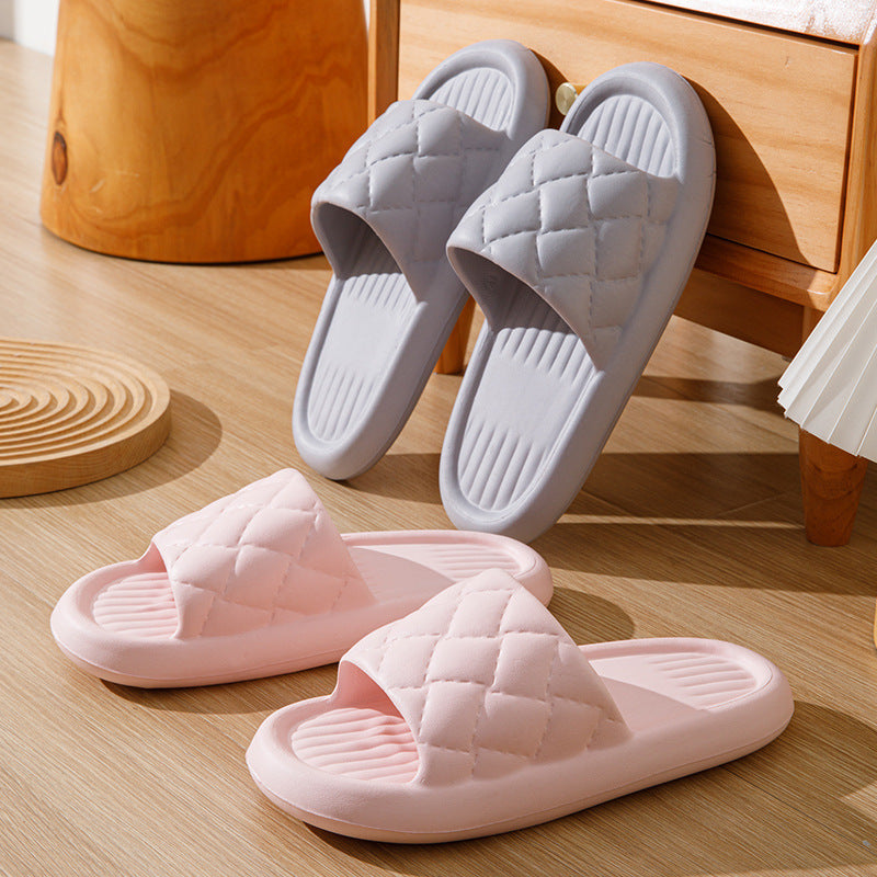 Rhombus Sommer Hausschuhe - Anti-Rutsch Pantoffeln
