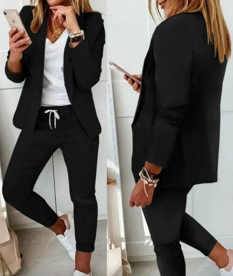 Casual-Anzug-Set (Hose + Jacke)