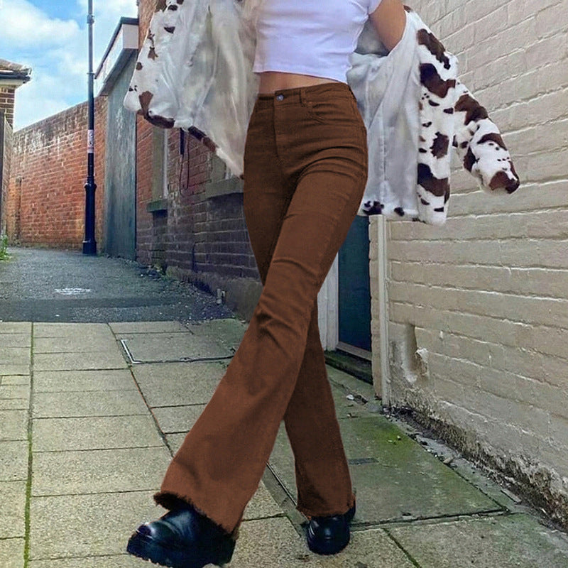 Damen Stretch-Bootcut-Jeans: Komfort und Stil vereint