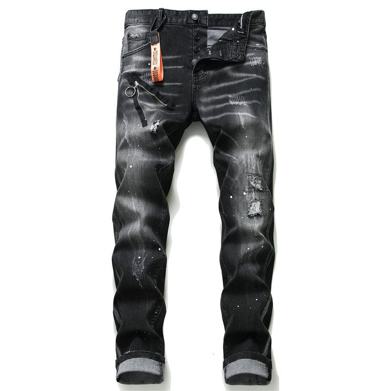 Herren Jeans mit Reißverschluss