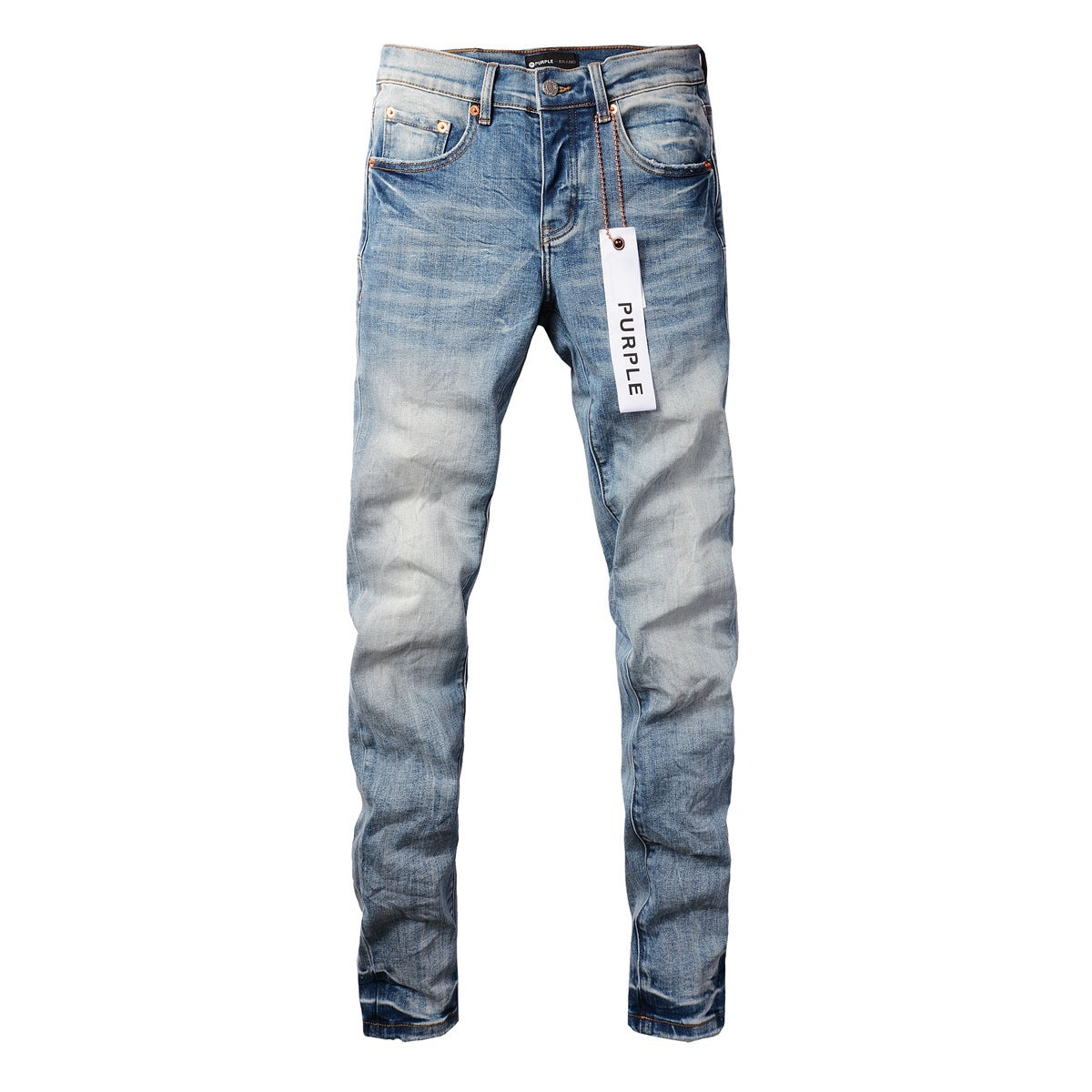 Streetstyle Blaue Patch Jeans für Männer