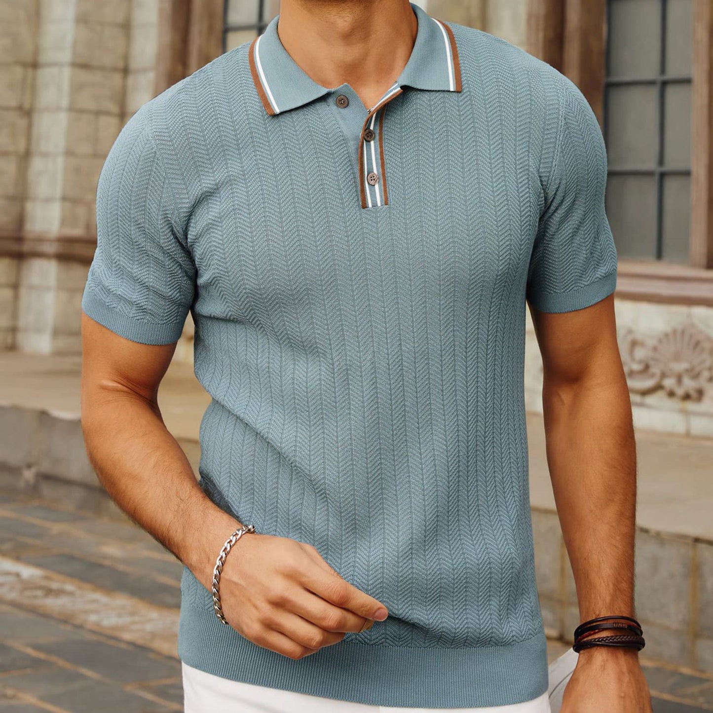 Herren-Kurzarmhemd: Lässiger Stil