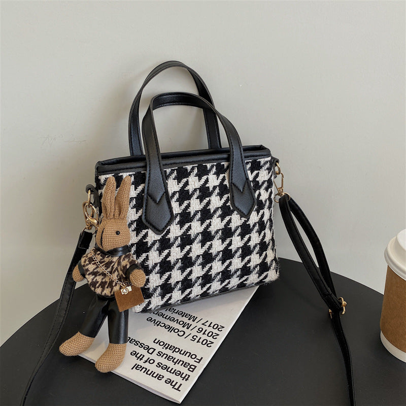 Stilvolle Hahnenentenmuster Schulter-Messenger-Tasche