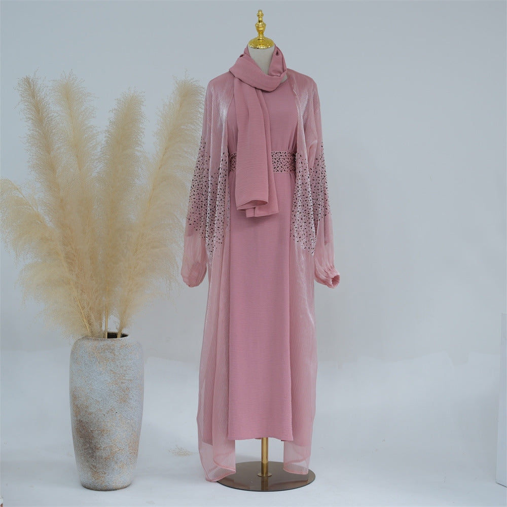 Elegante Puffärmel Strickjacke für den täglichen Gebrauch