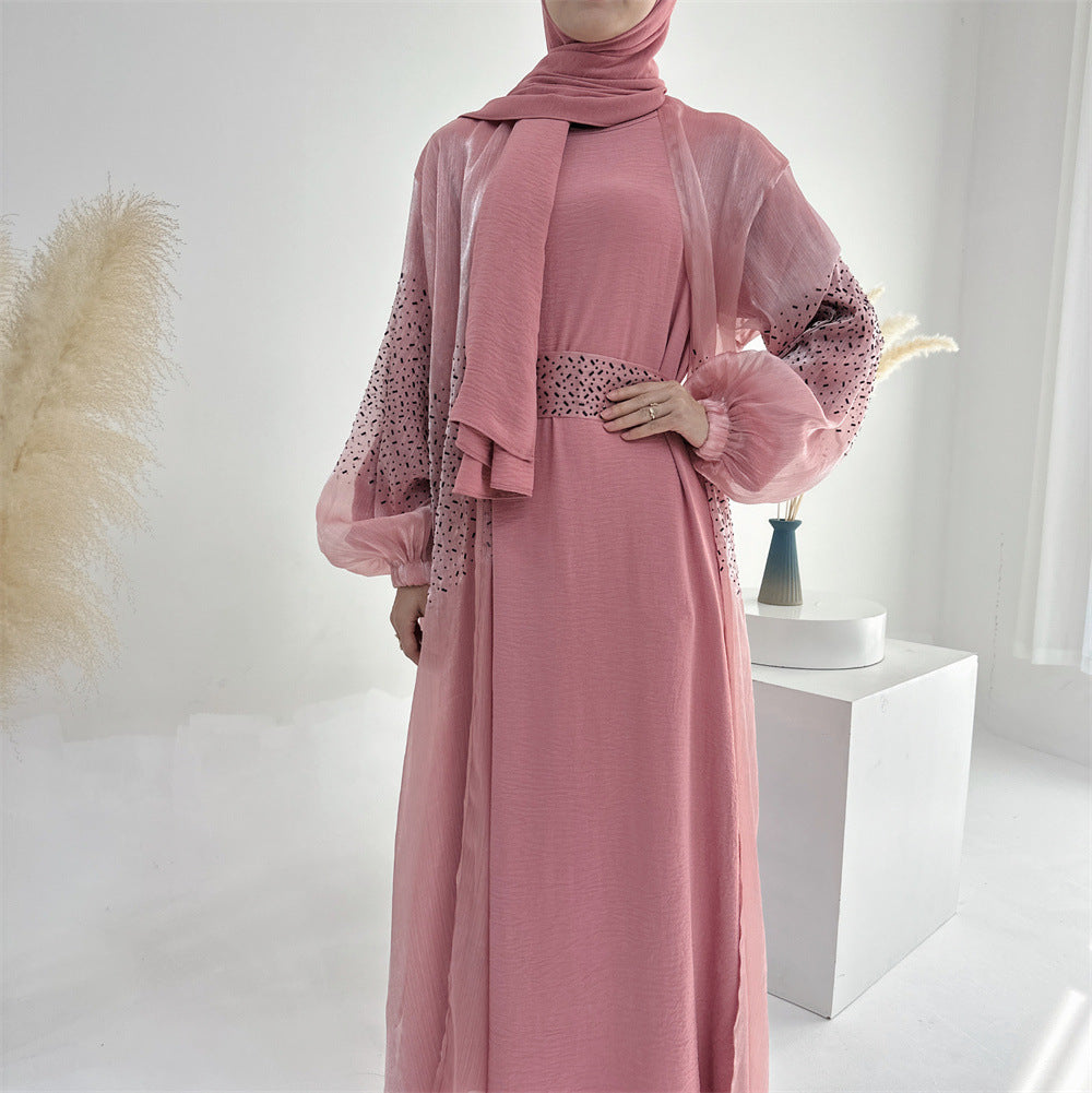 Elegante Puffärmel Strickjacke für den täglichen Gebrauch