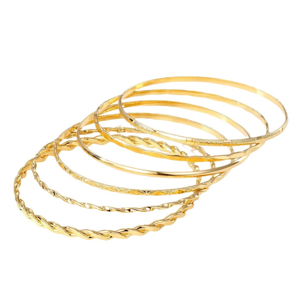 Bohème Metallkette Armband Set für Frauen
