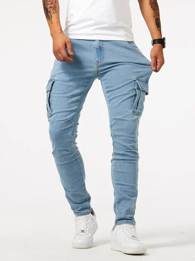 Männer-Lässige Mehrfachtaschen-Arbeitsschutzhose