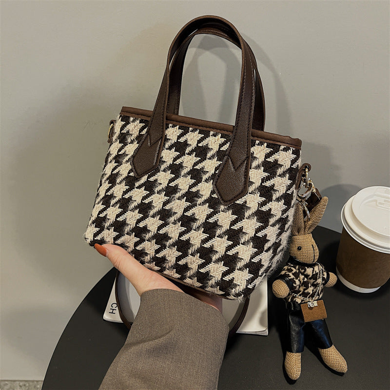 Stilvolle Hahnenentenmuster Schulter-Messenger-Tasche