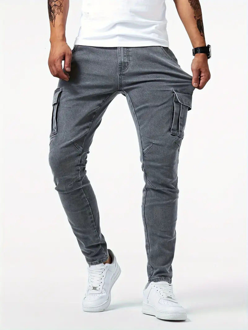 Männer-Lässige Mehrfachtaschen-Arbeitsschutzhose
