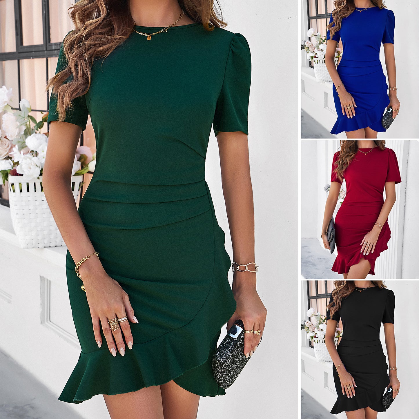 Elegantes Slim-Fit-Kleid für modische Damen
