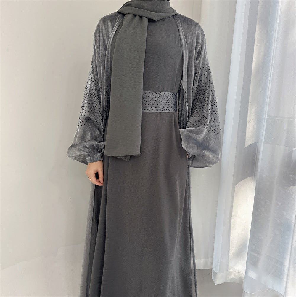 Elegante Puffärmel Strickjacke für den täglichen Gebrauch