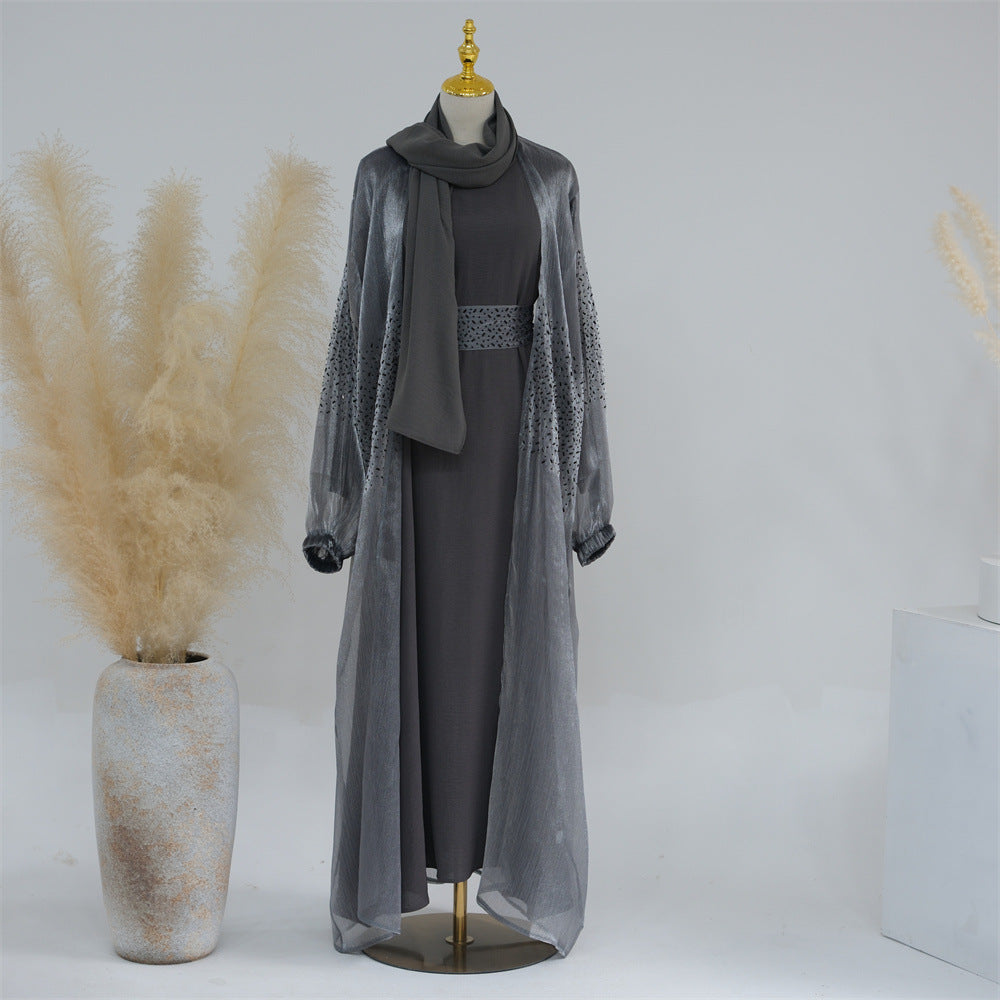 Elegante Puffärmel Strickjacke für den täglichen Gebrauch