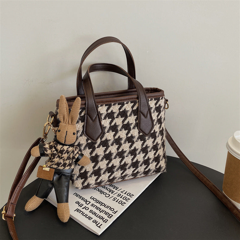 Stilvolle Hahnenentenmuster Schulter-Messenger-Tasche