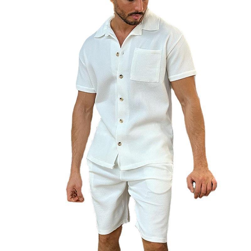 Herren Polo Kurzarm-Shorts Set