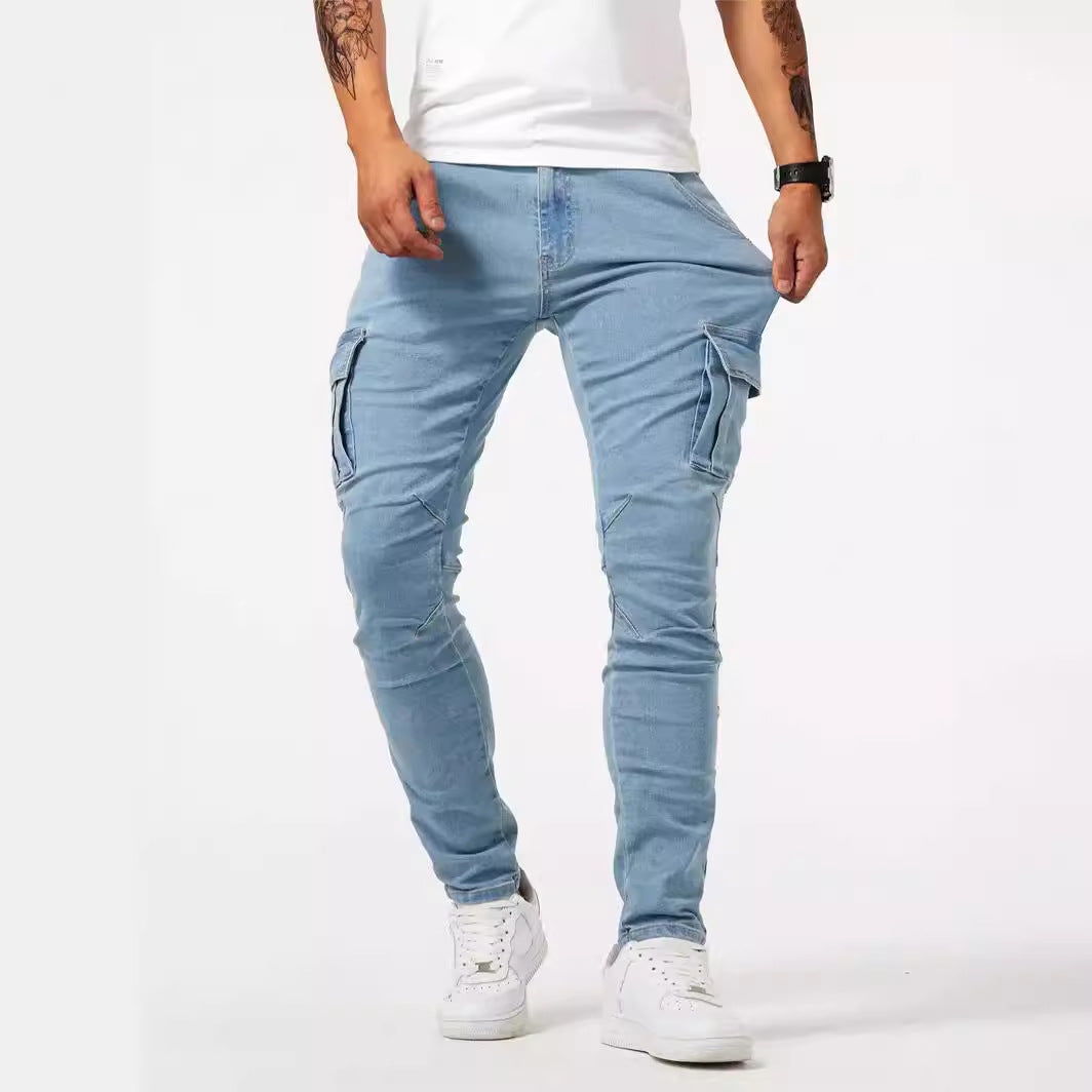 Männer-Lässige Mehrfachtaschen-Arbeitsschutzhose