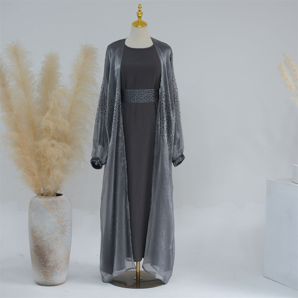 Elegante Puffärmel Strickjacke für den täglichen Gebrauch