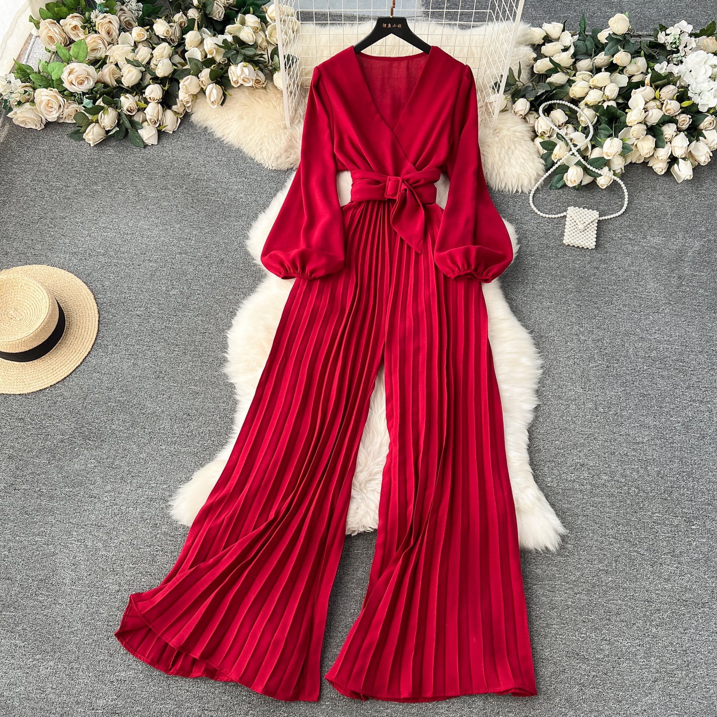 Puffärmel-Jumpsuit für Damen