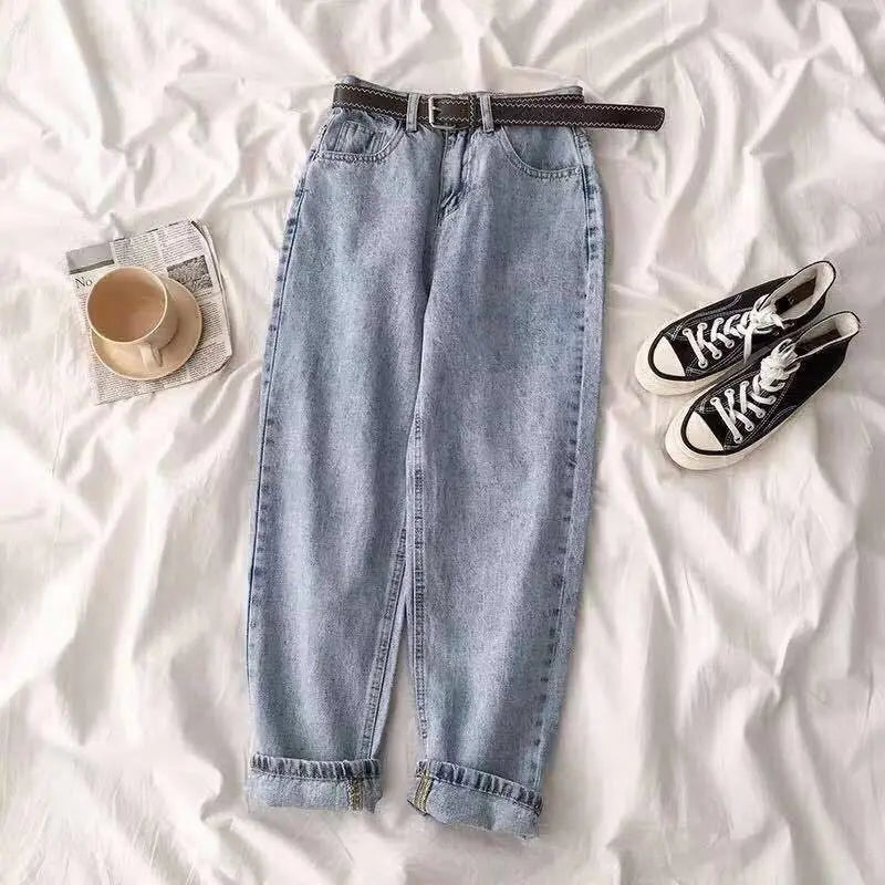 High Waist Harem Jeans für Damen