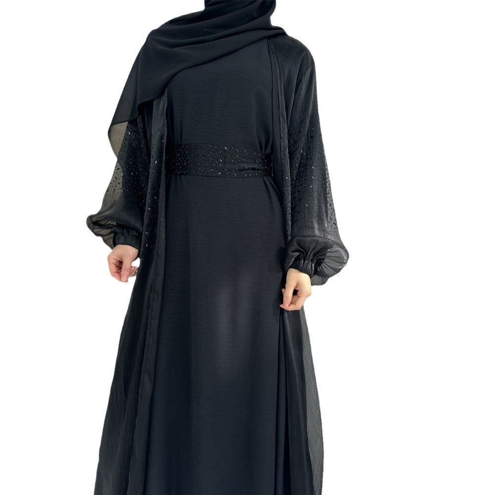 Elegante Puffärmel Strickjacke für den täglichen Gebrauch