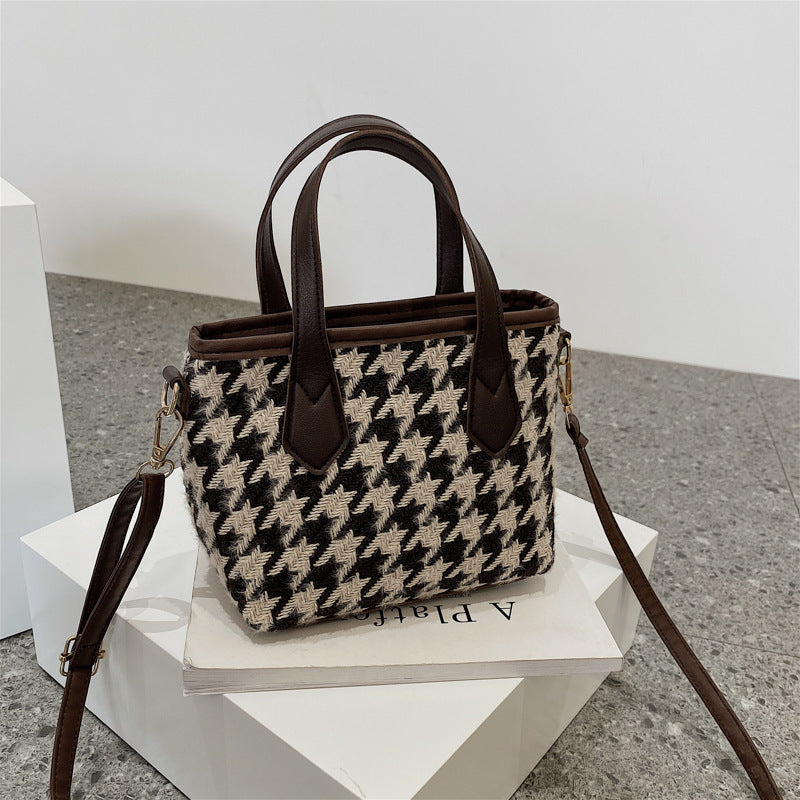 Stilvolle Hahnenentenmuster Schulter-Messenger-Tasche