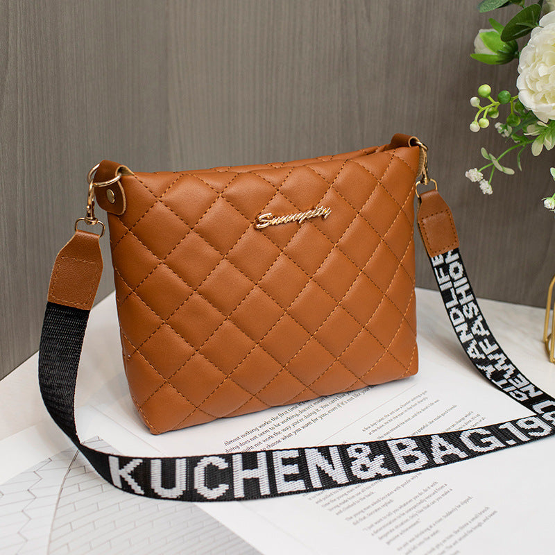 Kleine Umhängetasche mit Stickerei für Damen