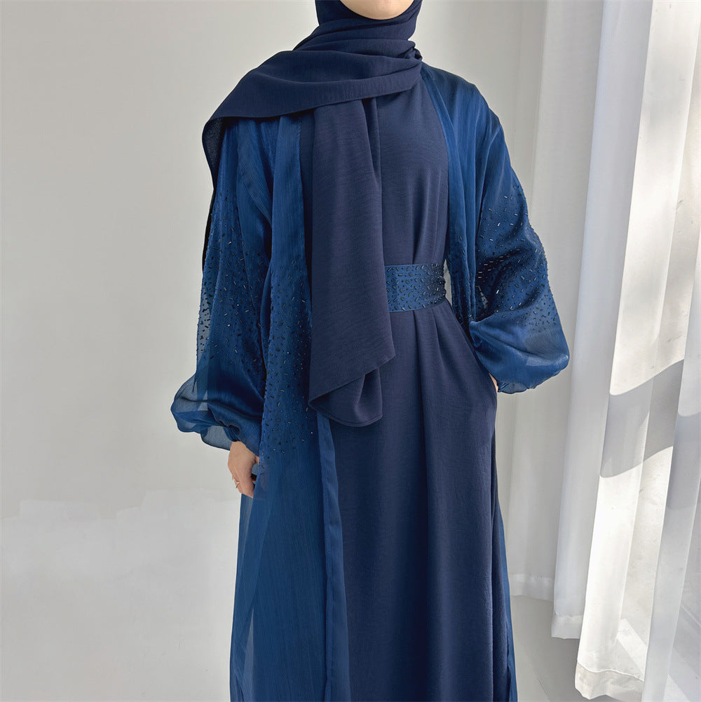 Elegante Puffärmel Strickjacke für den täglichen Gebrauch