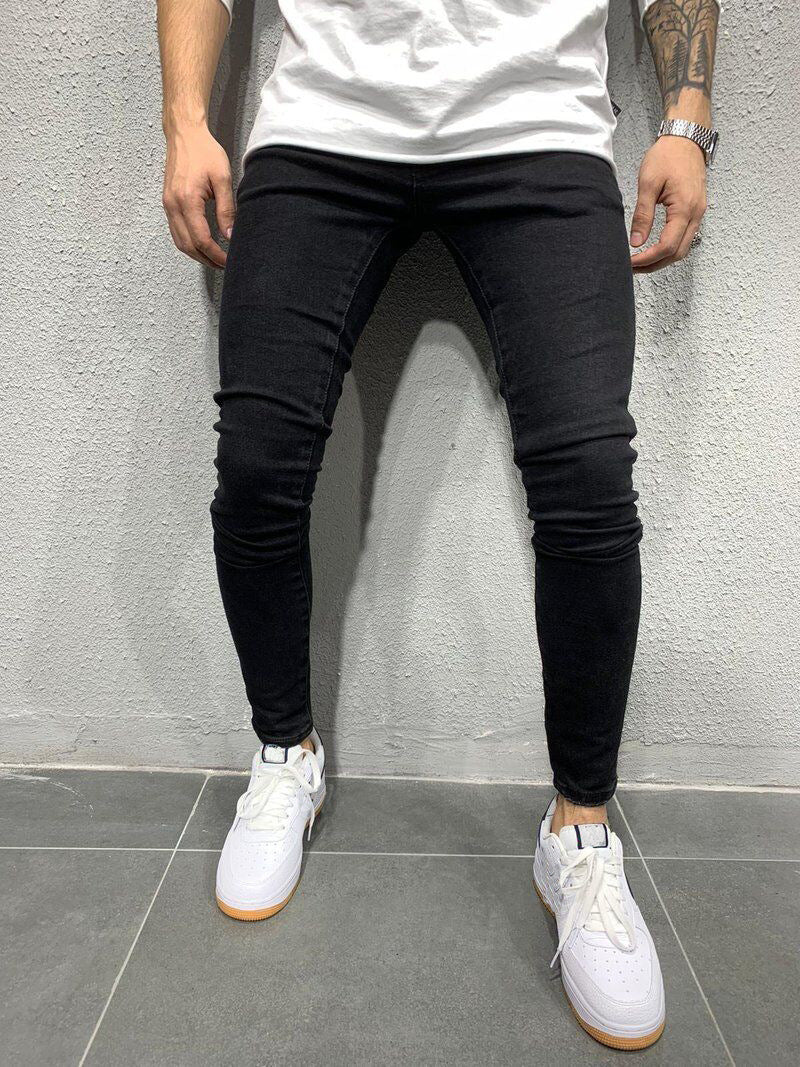 Herren Stretch-Röhrenjeans