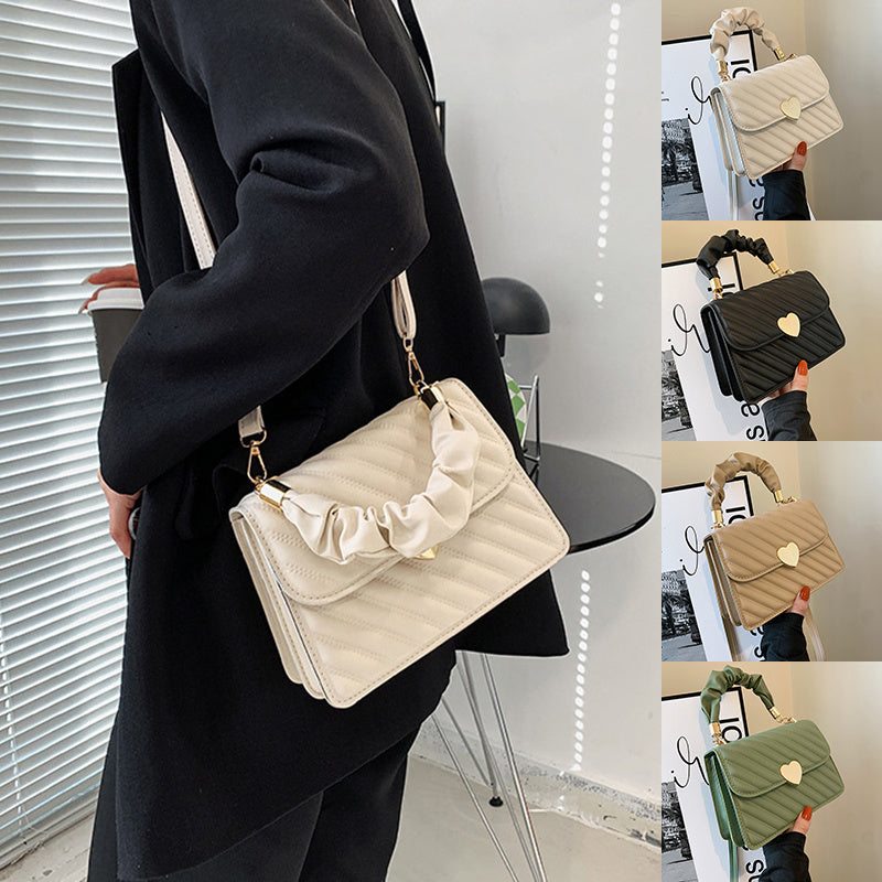Damenhandtaschen mit modischer Ketten-Schultertasche und Liebe-Metall-Design