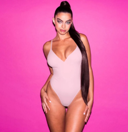 Sommer Bikini Rückenfreier locker sitzender Badeanzug mit großen Größen einfarbigem Design