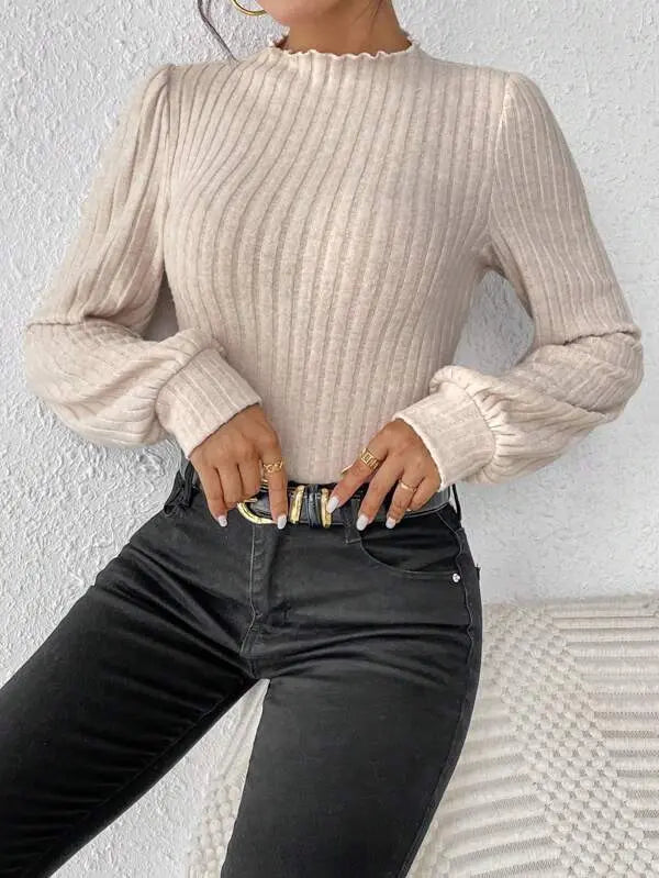 Damen Langarm-Jumpsuit-Top im Stil