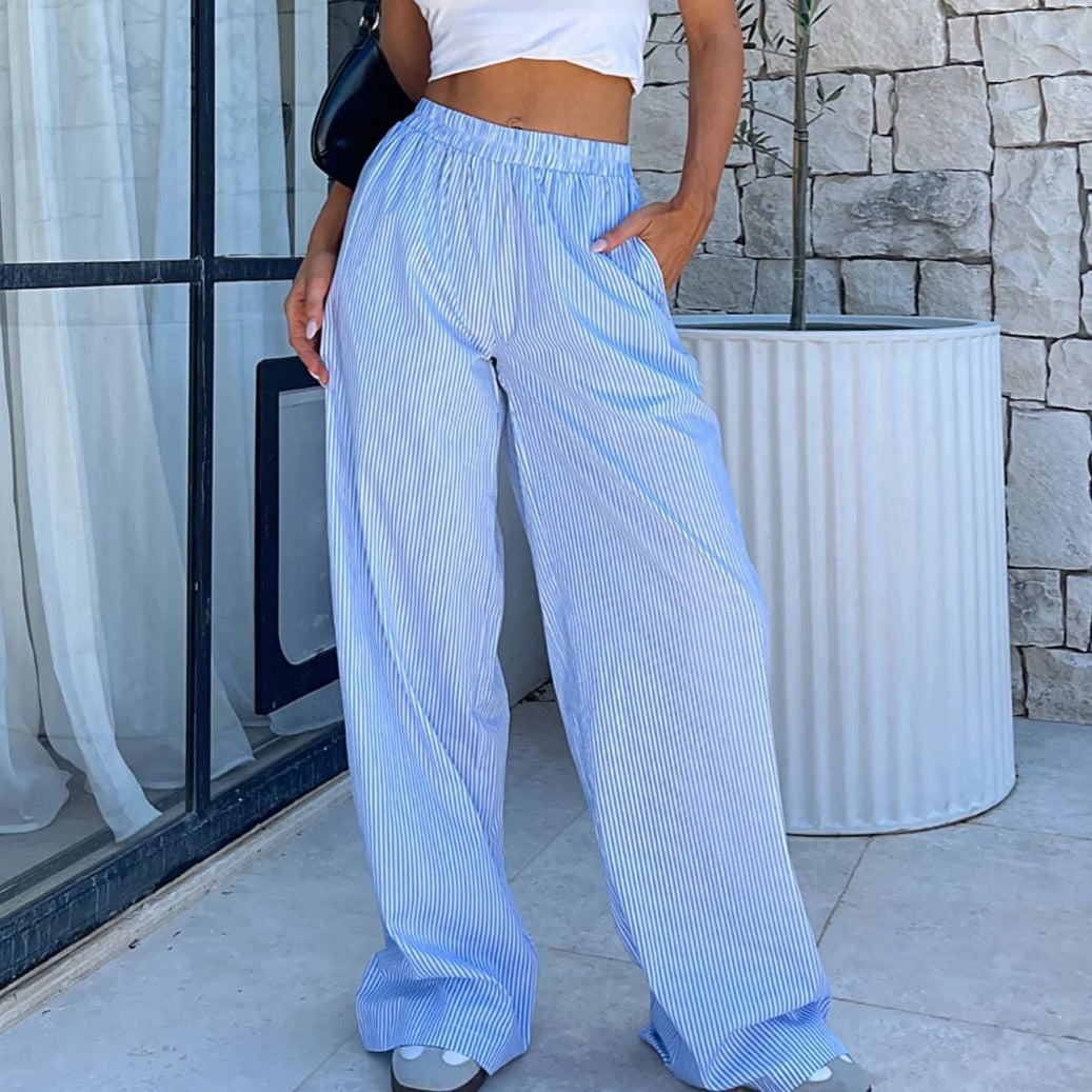 Gestreifte Casual Hose mit modischem Flair