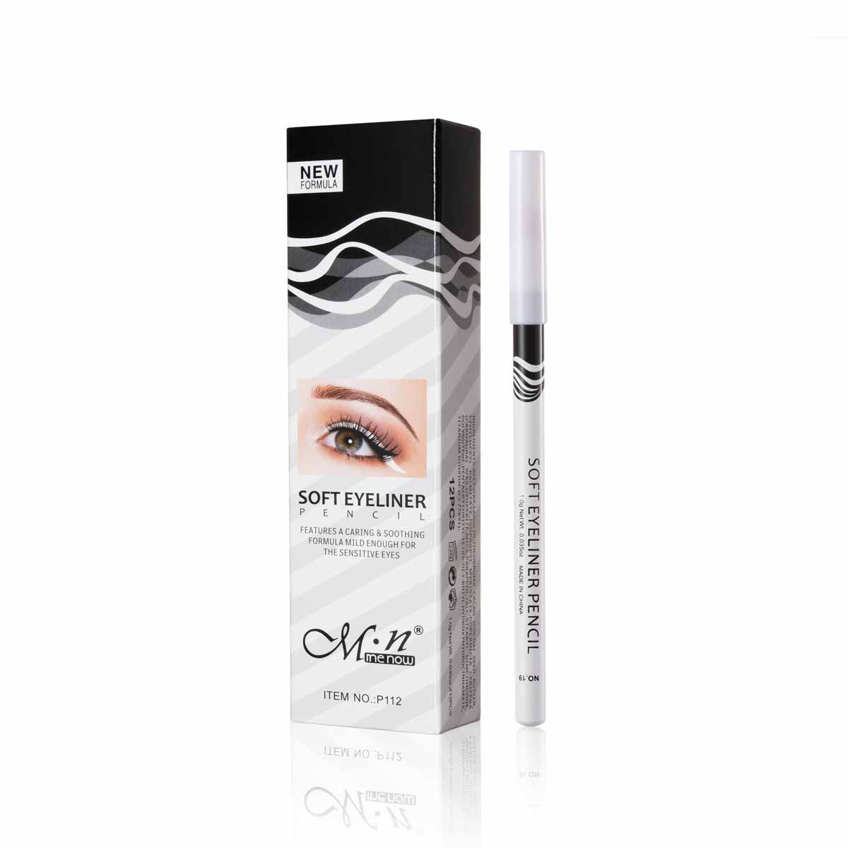 12er-Packung Weißer wasserfester Eyeliner-Stift