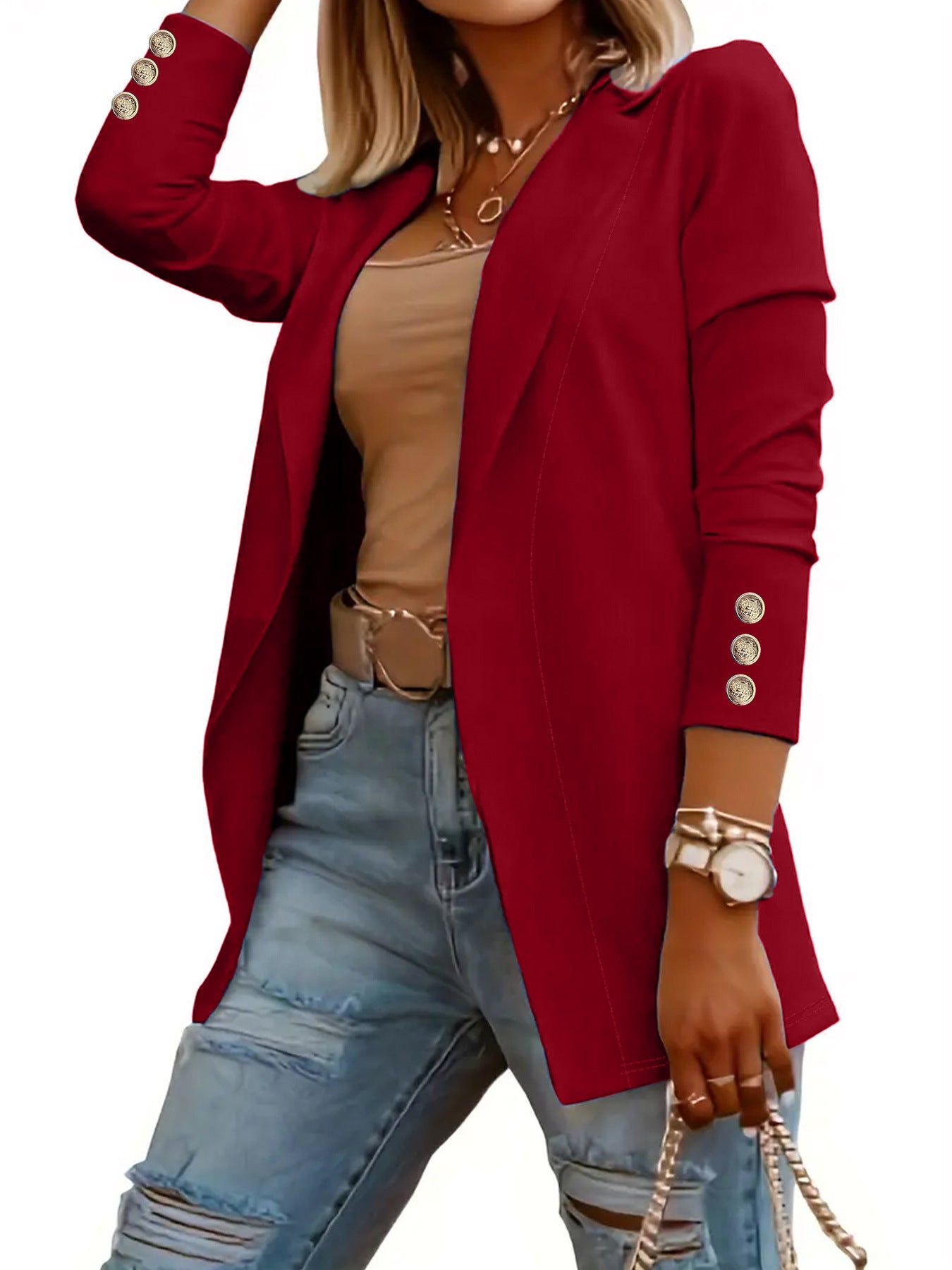 Damen Langarm Pullover - Modische Vielseitigkeit