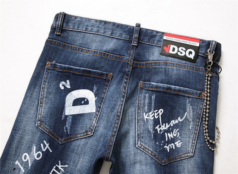 Herren Jeans mit Reißverschluss