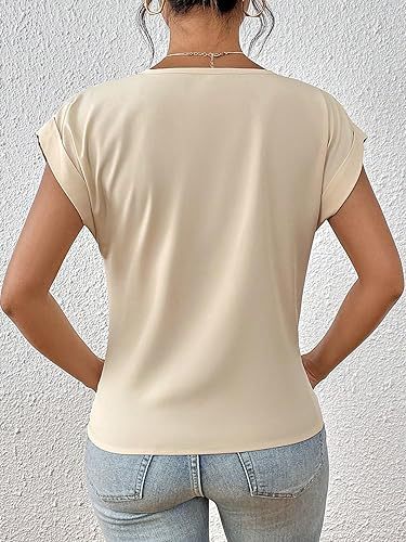 Lässiges Damen-T-Shirt – Unregelmäßiger Schnitt