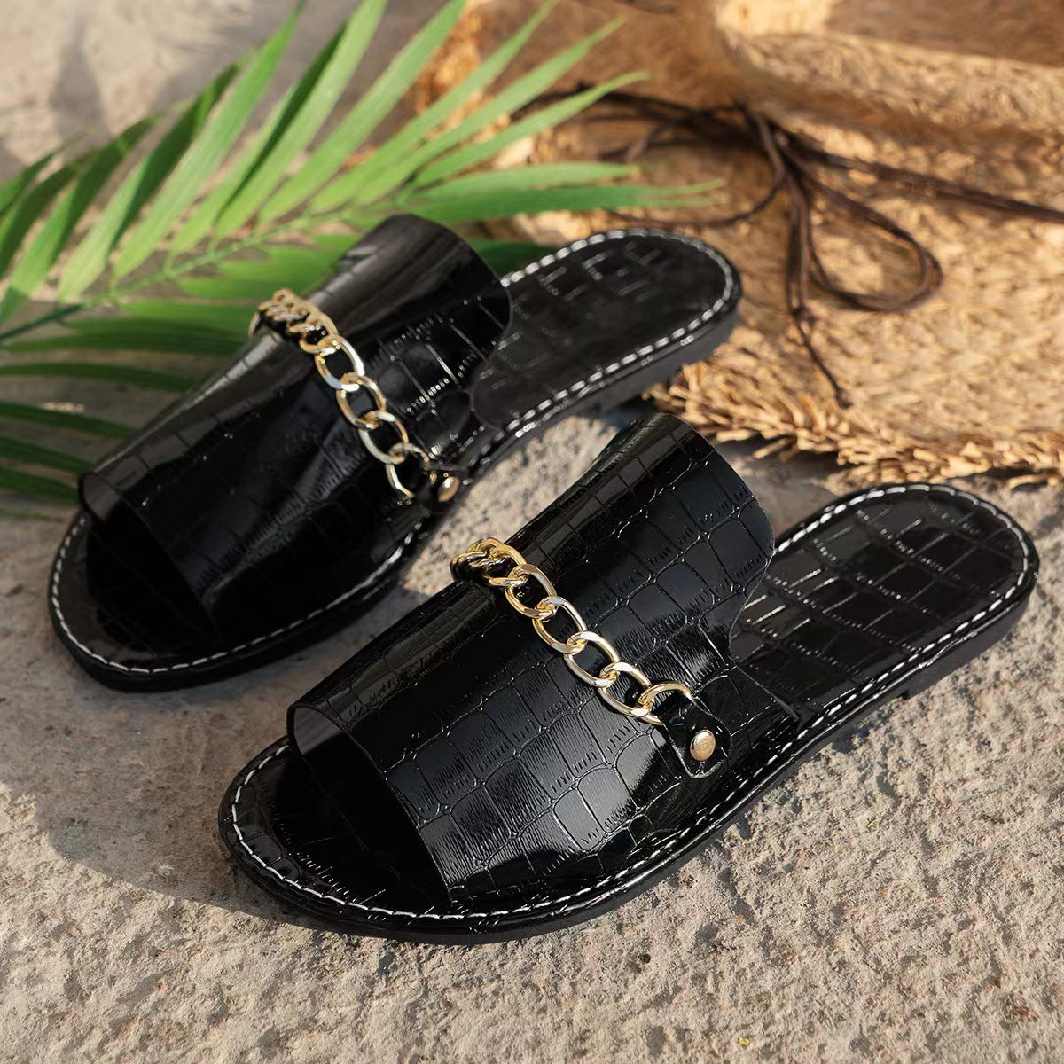 Sommerketten-Sandalen für Damen