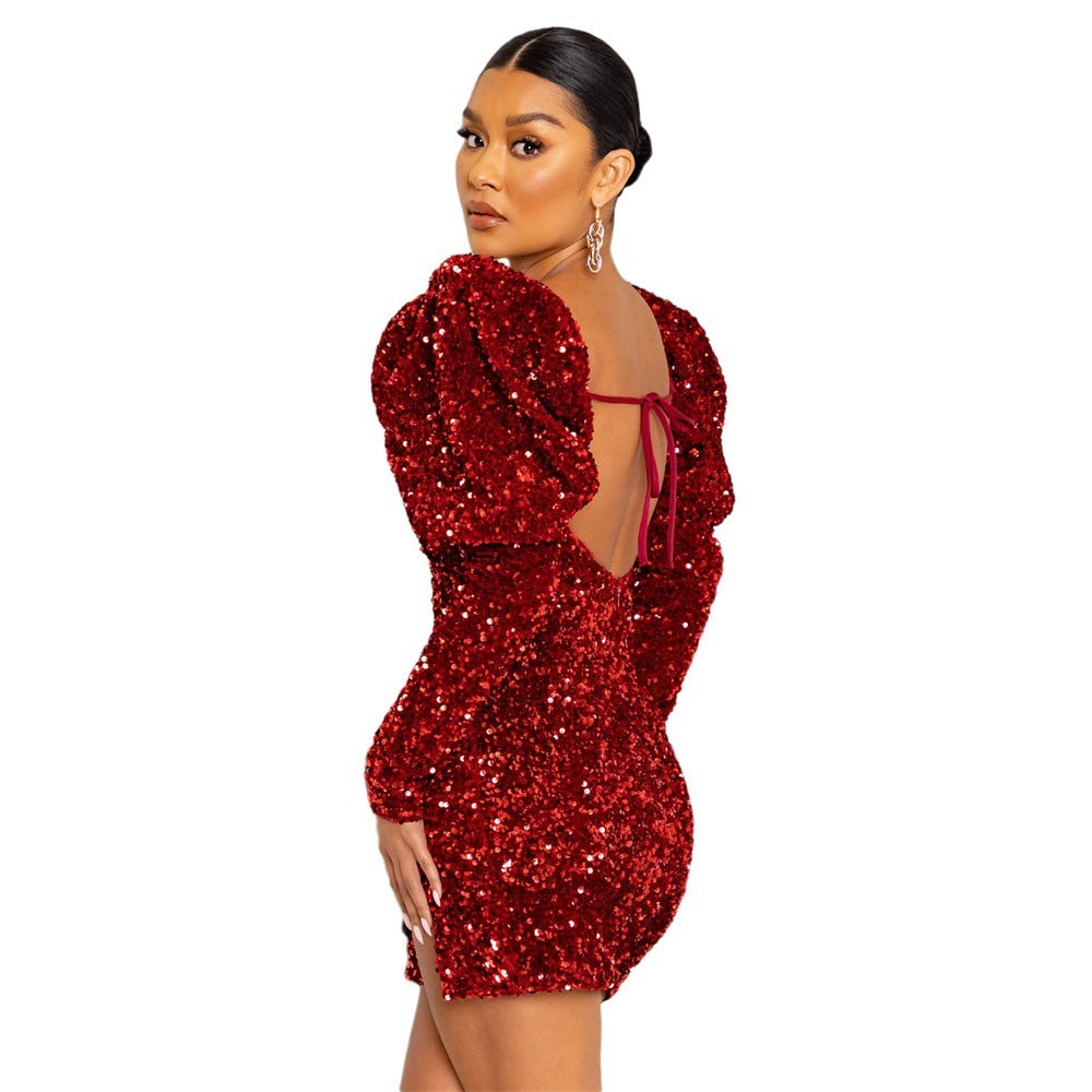 Glitzer-Partykleid für Damen