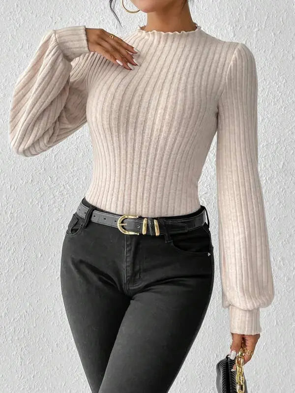 Damen Langarm-Jumpsuit-Top im Stil