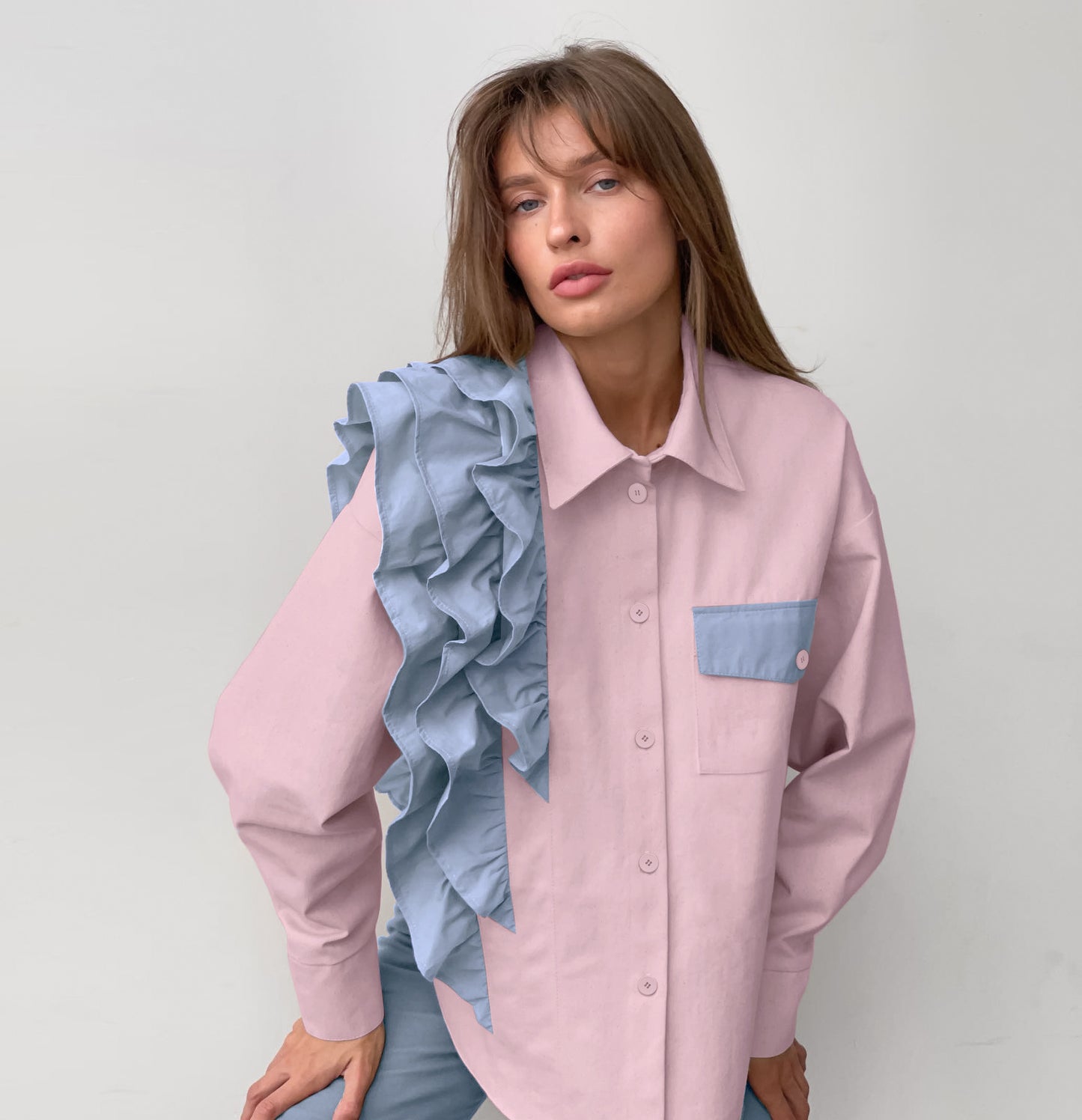 Damen Strickjacke mit Langarm und Einreiher-Knopfleiste