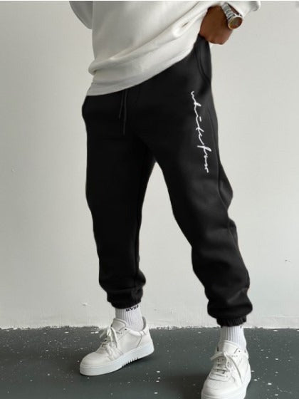 Herren Freizeithose im Herbst Gedruckter Minimalismus