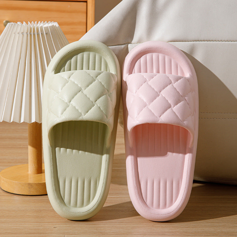Rhombus Sommer Hausschuhe - Anti-Rutsch Pantoffeln