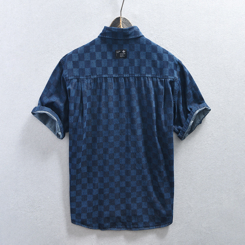 Herren Kurzarm-T-Shirt aus Baumwollmischung