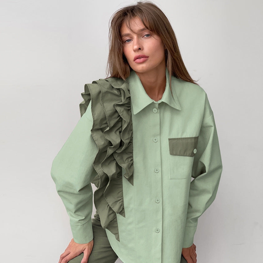 Damen Strickjacke mit Langarm und Einreiher-Knopfleiste